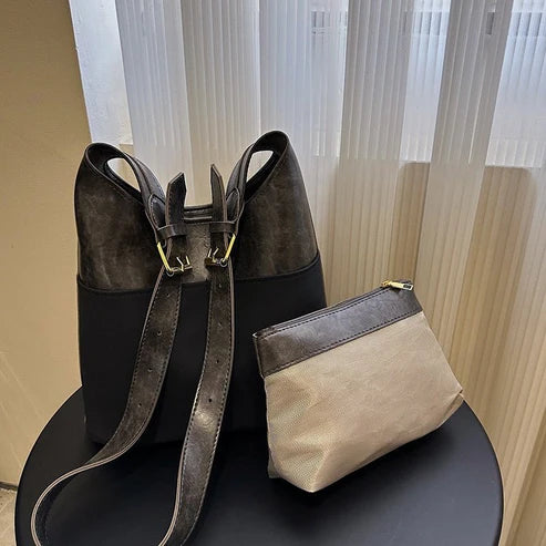 Retro Tote Bag Underarm Bag Women